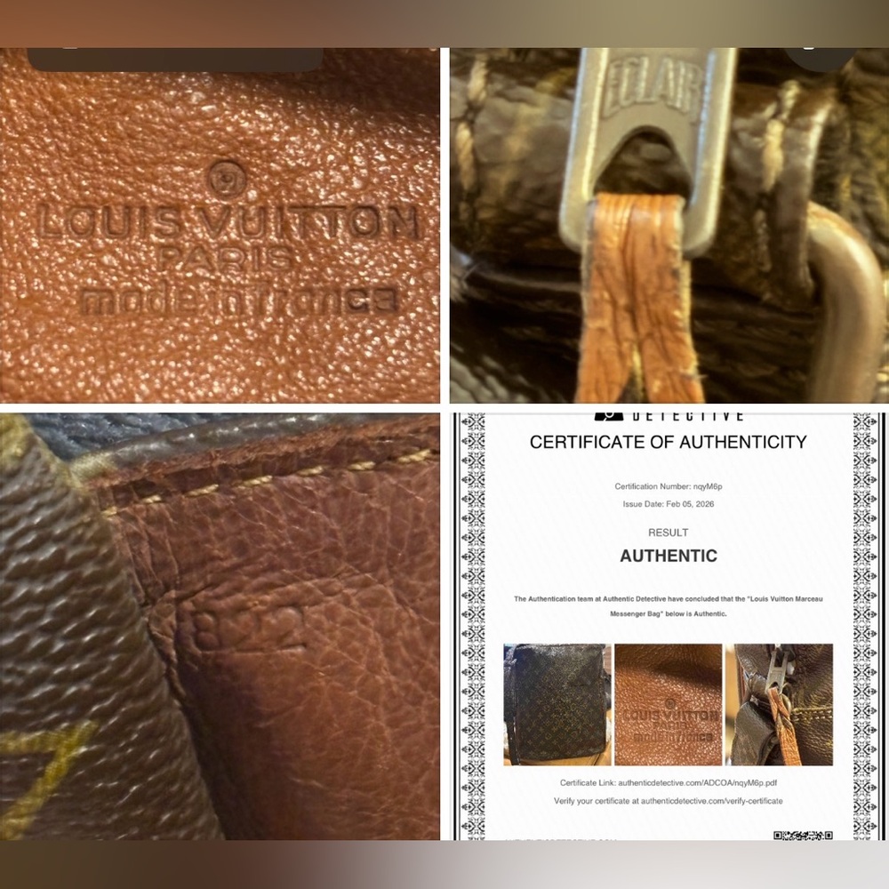 Louis Vuitton GM Marceau Messenger Bag Vintage w/ COA - Picture 3 of 16